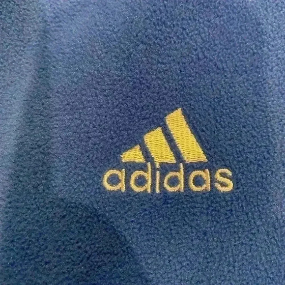 Kansas Jayhawks Adidas ClimaWarm 1/4 Zip Fleece pullover size XL color Blue - Picture 4 of 5